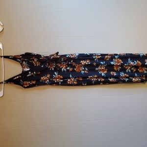 Xhilaration floral jumpsuit